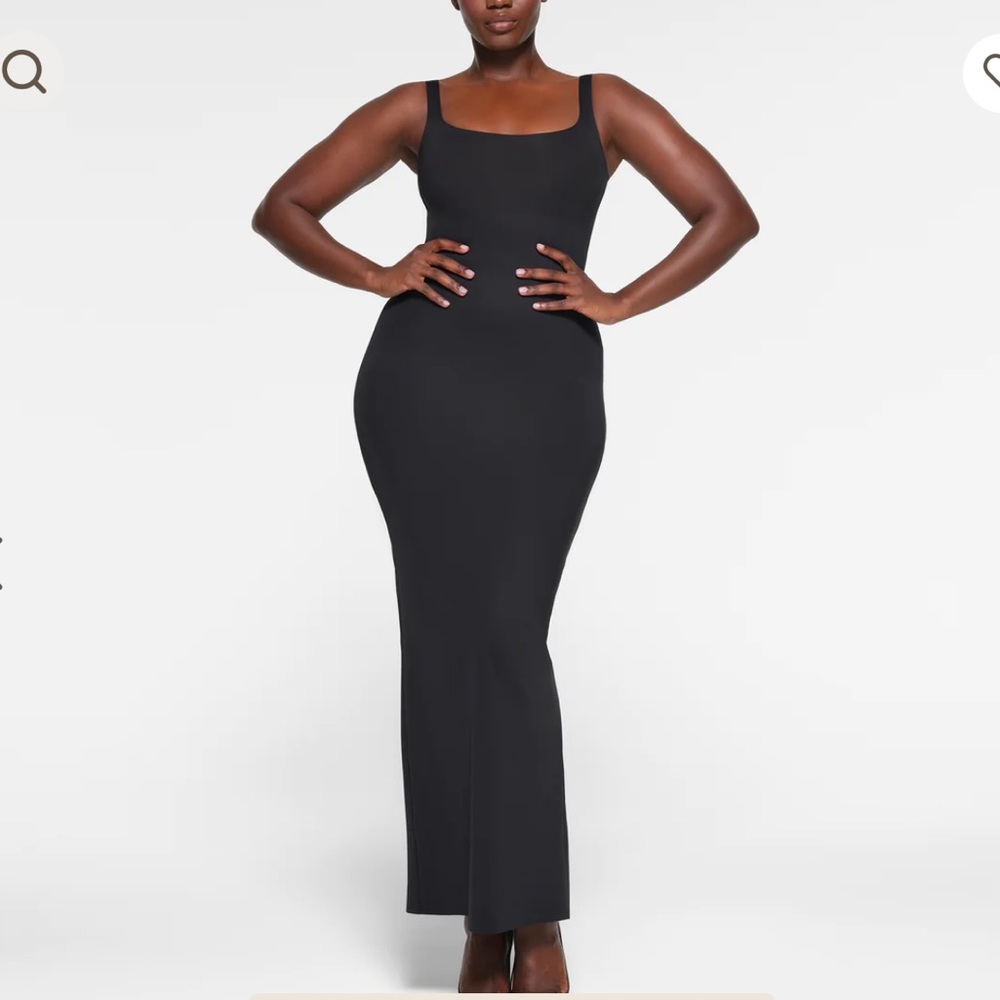 SKIMS BODY TANK LONG SLIP DRESS